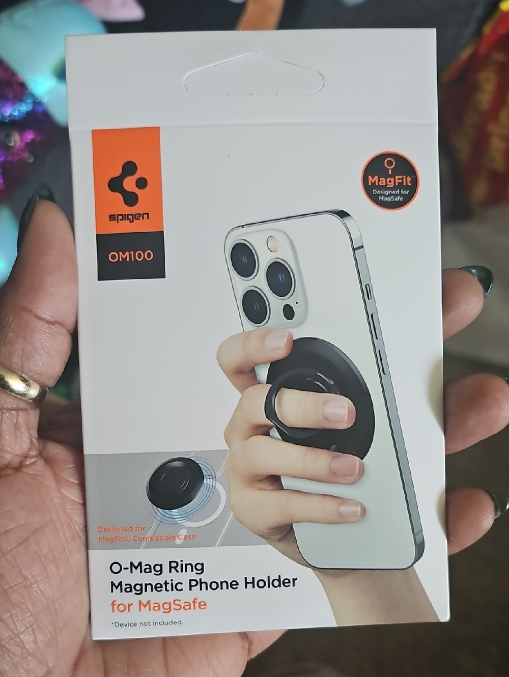 Spigen O-Mag Ring Magnetic Phone Holder – Black